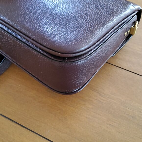 Rare Coach Cassie in Oxblood + Matching Wallet 68348 - Picture 6 of 16